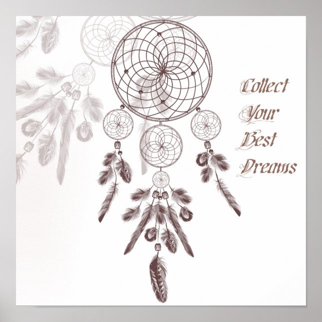 Dream Catcher and Quote Poster (Front)