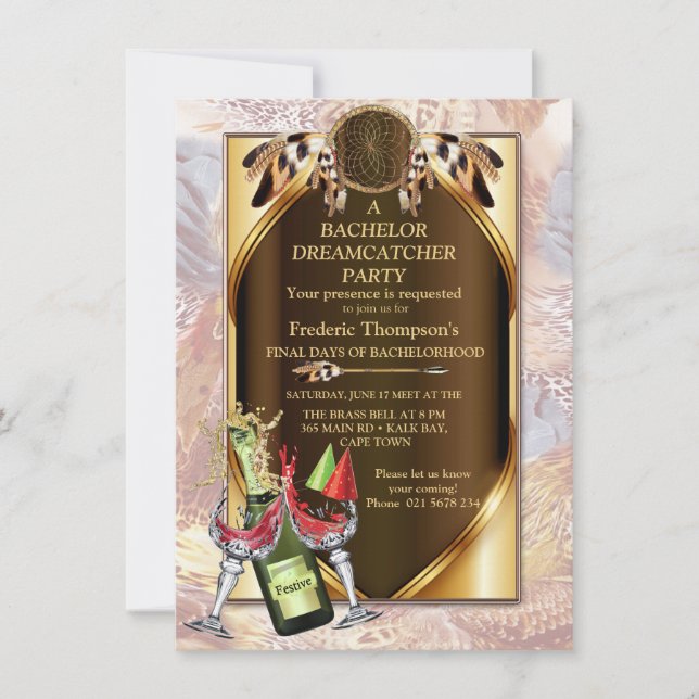 Dream Catcher Bachelor Party (Front)