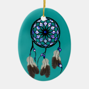 Dream Catcher Ceramic Tree Decoration