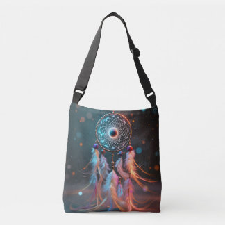Dream Catcher Crossbody Tote Boho All-Over Print