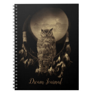 Dream Catcher Dream Journal with Owl