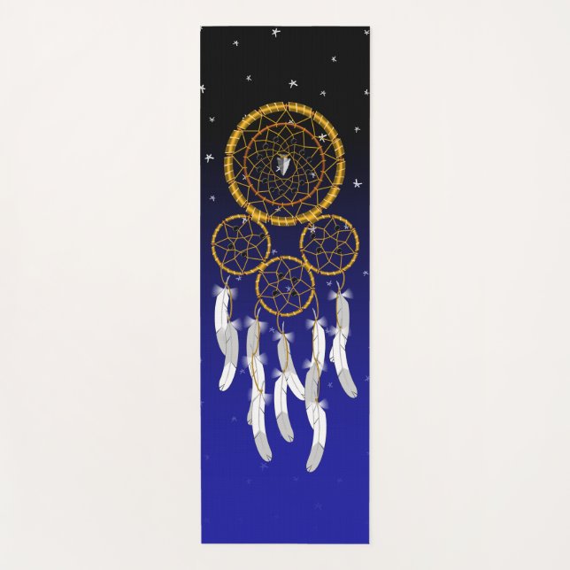 Dream Catcher--Haematite Yoga Mat (Front)