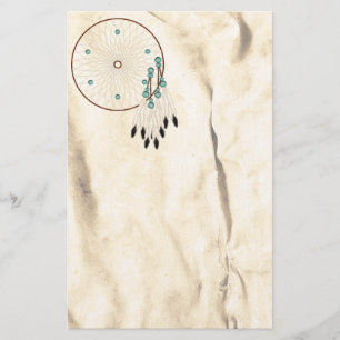 Dream Catcher Native American Stationery