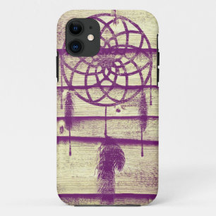 Dream Catcher Purple Wood Case-Mate iPhone Case