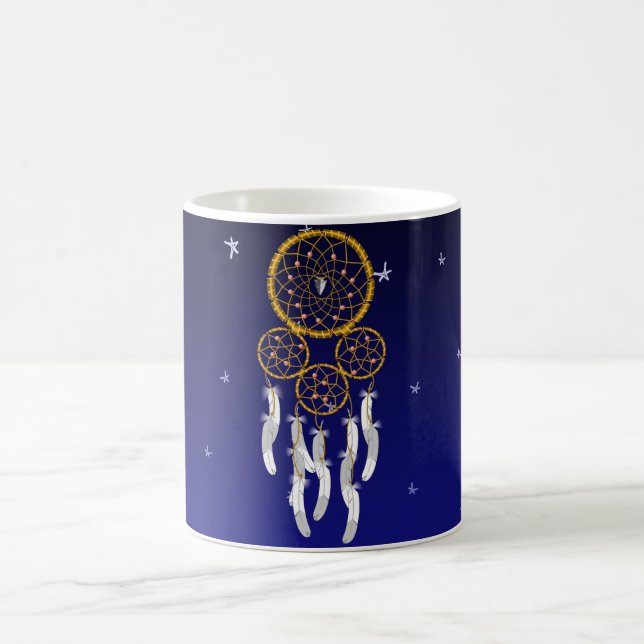 Dream Catcher--Rose Quartz Coffee Mug (Center)