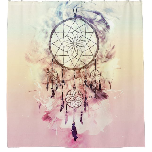 Dream catcher shower curtain (Front)