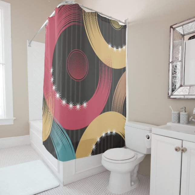 Dream catcher shower curtain (In Situ)