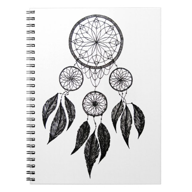 Dream Catcher Spiral Notebook (Front)