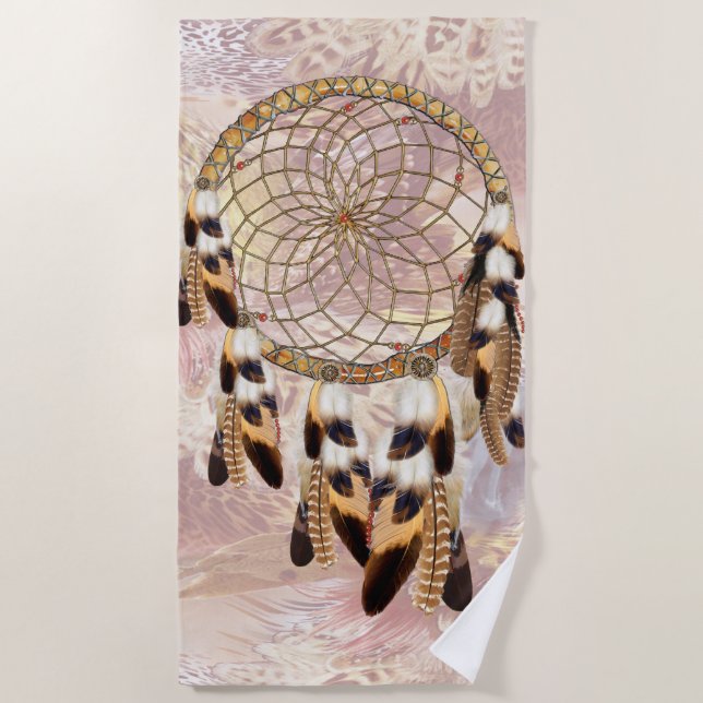 Dream Catcher Sport Beach Towel (Front)