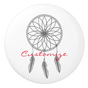 Dream-catcher Thunder_Cove Ceramic Knob