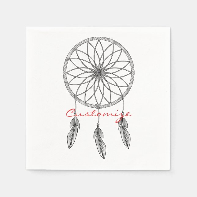 Dream-catcher Thunder_Cove Napkin (Front)