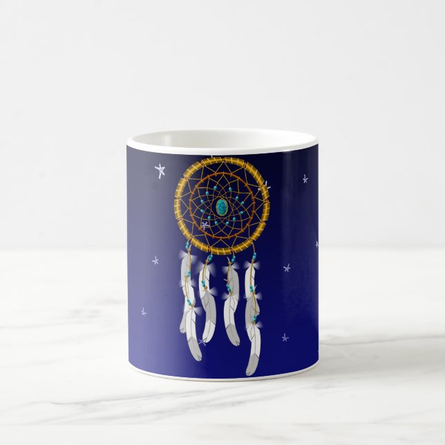 Dream Catcher--Turquoise Centerpiece Mug (Center)