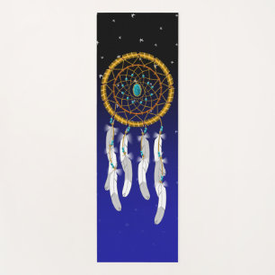 Dream Catcher--Turquoise Yoga Mat