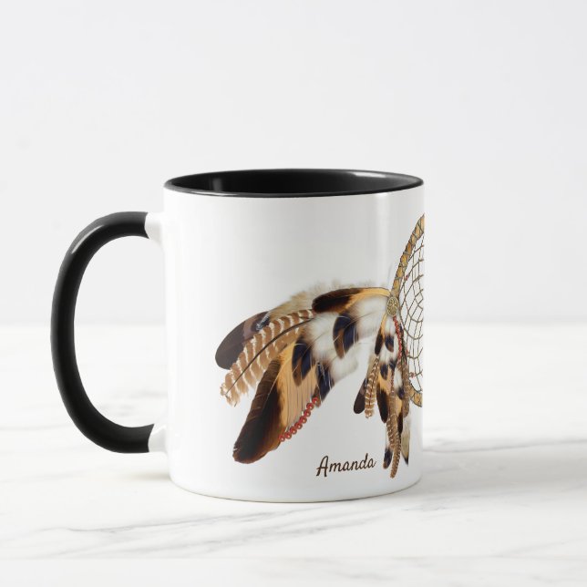 Dream Catcher Wedding Gift Mug (Left)