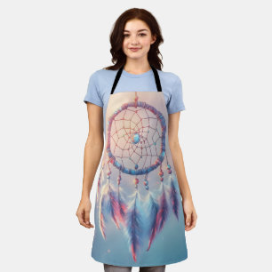Dream Catcher with Soft Feathers and Beads Apron