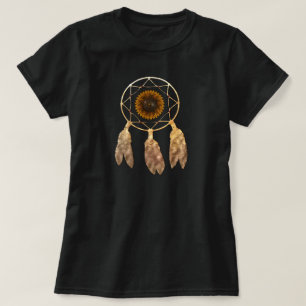 Dream Catcher with Sunflower Native American APPAR T-Shirt