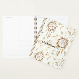 Dream Catchers Feathers Planner