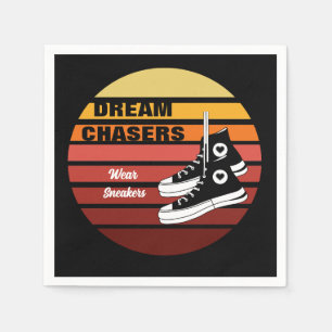 Dream Chasers Wear Sneakers Napkin