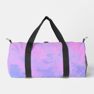 Dream Cloud Effect pink purple Duffle Bag