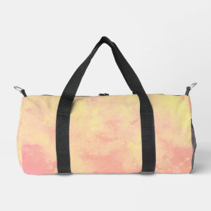 Dream Cloud Effect Yellow and orange  Duffle Bag