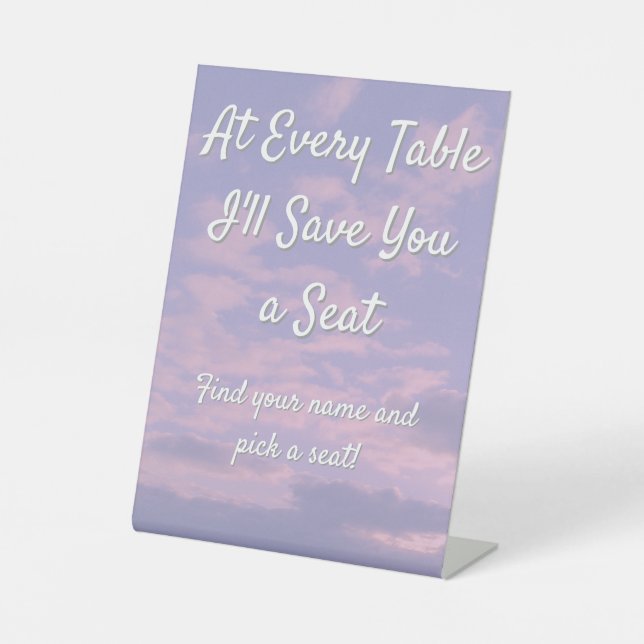 Dream Clouds Lover Seating Sign (Front)