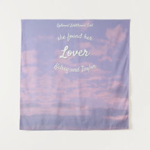 Dream Clouds Lover Theme tapestry