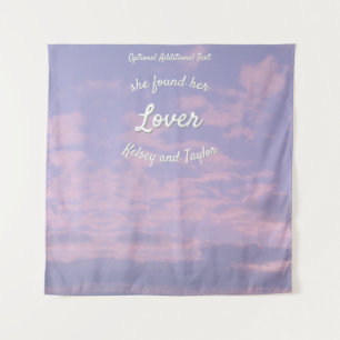 Dream Clouds Lover Theme tapestry