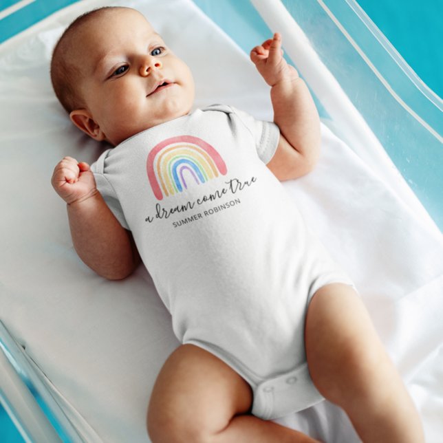Dream Come True Rainbow Baby Baby Bodysuit (Creator Uploaded)