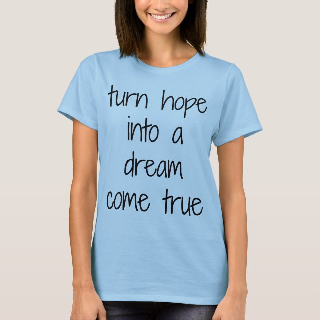 Dream Come True Women's Basic T-Shirt (Front)