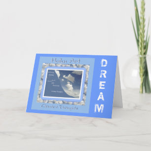 Dream Customisable Haiku Greeting Card