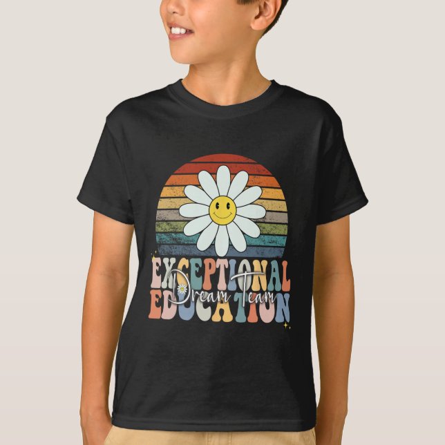 Dream Exceptional Education Team Sped Teacher Squa T-Shirt (Front)