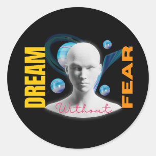 Dream Fear Classic Round Sticker