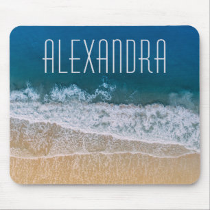 Dream Florida Tropical Sand Beach Name Customized Mouse Pad
