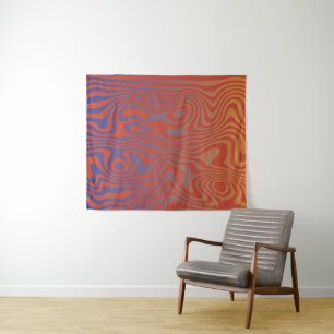 Dream Flow l Abstract Trippy Pattern - No. 01 Tapestry