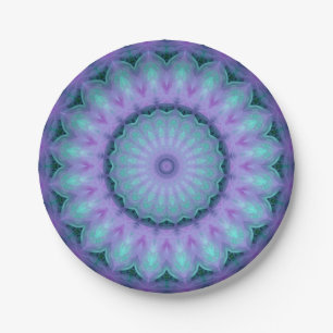 Dream Flower Paper Plate