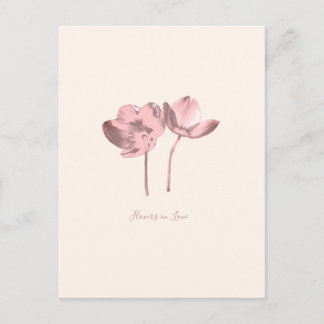 Dream Flowers in Love – RomanticFantasy Nature  Postcard