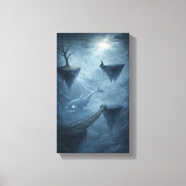 Dream Fracture – Surreal Ocean Canvas Art (Front)