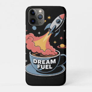 Dream Fuel Graphic: Rocket Launching from Coffee Case-Mate iPhone Case