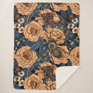 Dream garden 2 sherpa blanket