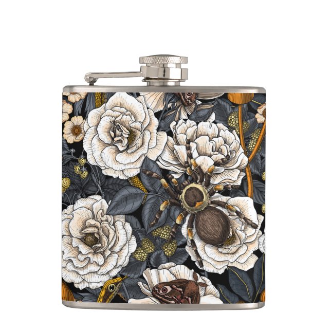 Dream garden 4 hip flask (Front)