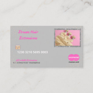 Dream Girl credit card business card