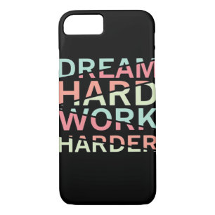Dream Hard Work Hard Classic Case-Mate iPhone Case