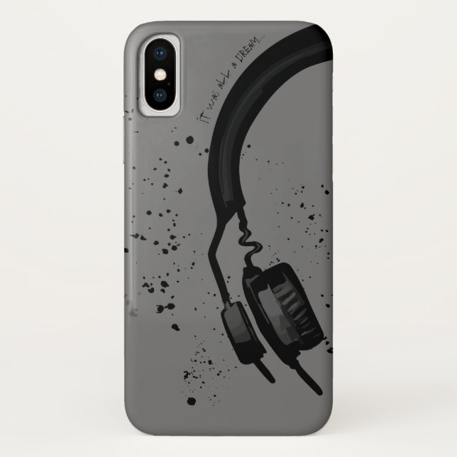 Dream Headphone Graphic hip hop Music and Beat Case-Mate iPhone Case (Back)