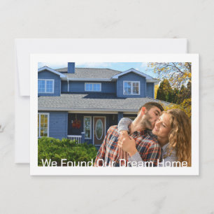 Dream Home Photo We've Moved Announcement Card