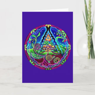 Dream House Mandala  Card