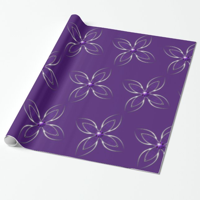 Dream in Amethyst Wrapping Paper (Unrolled)