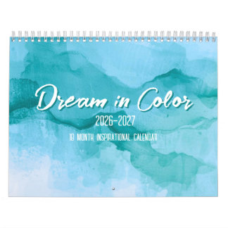 Dream in Color 18-Month Inspirational Calendar