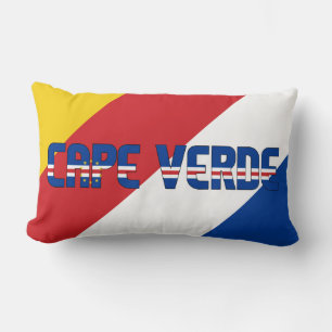 Dream in Colour with the Cape Verde Flag Lumbar Cushion