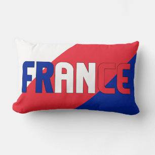 Dream in Colour with the France Flag Lumbar Cushion