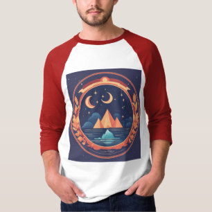 Dream Interpretation Site Logo -Flat Vector Sleeve T-Shirt